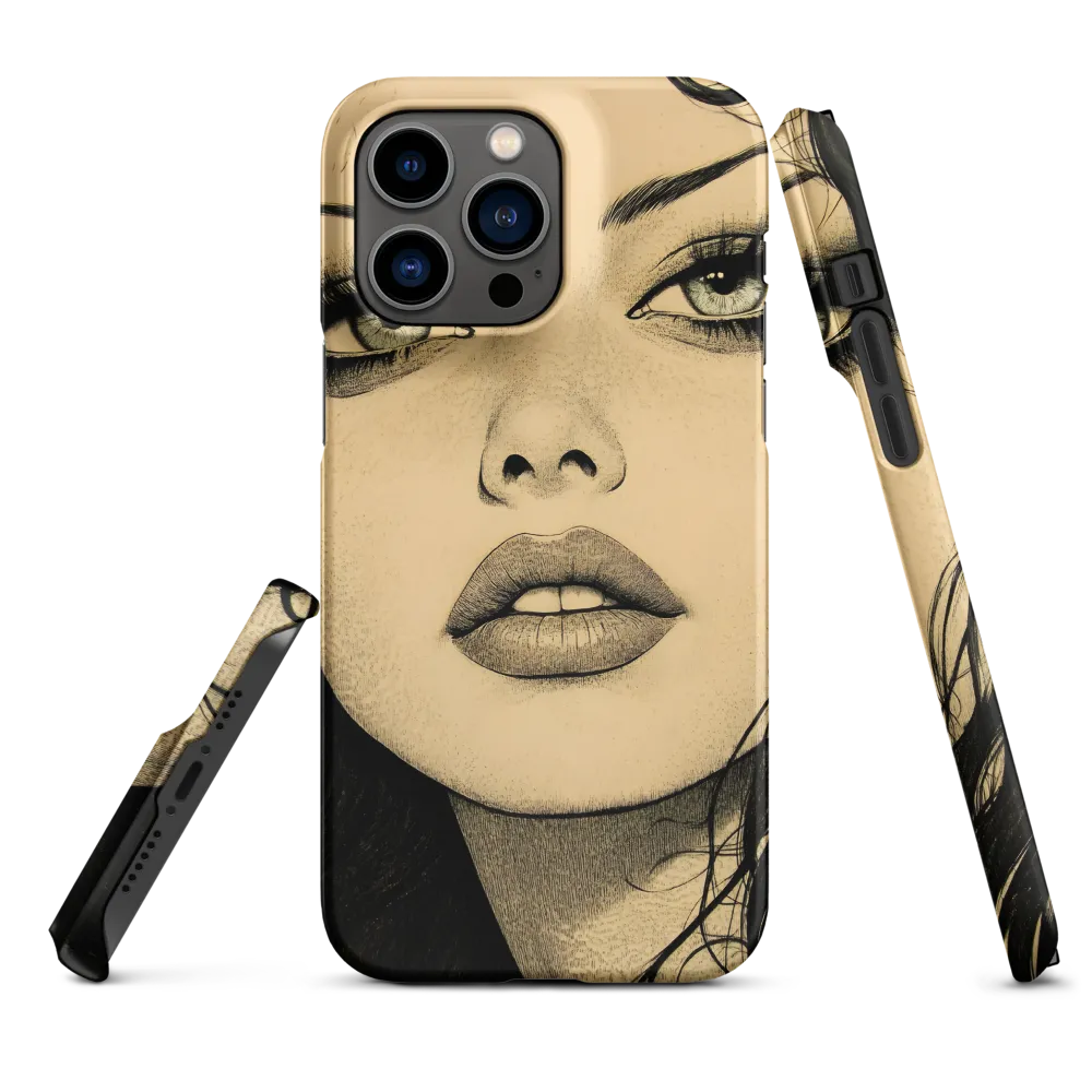 Enigmatic Gaze | Phone Case |  14 Pro Max | Snap Case | Matte