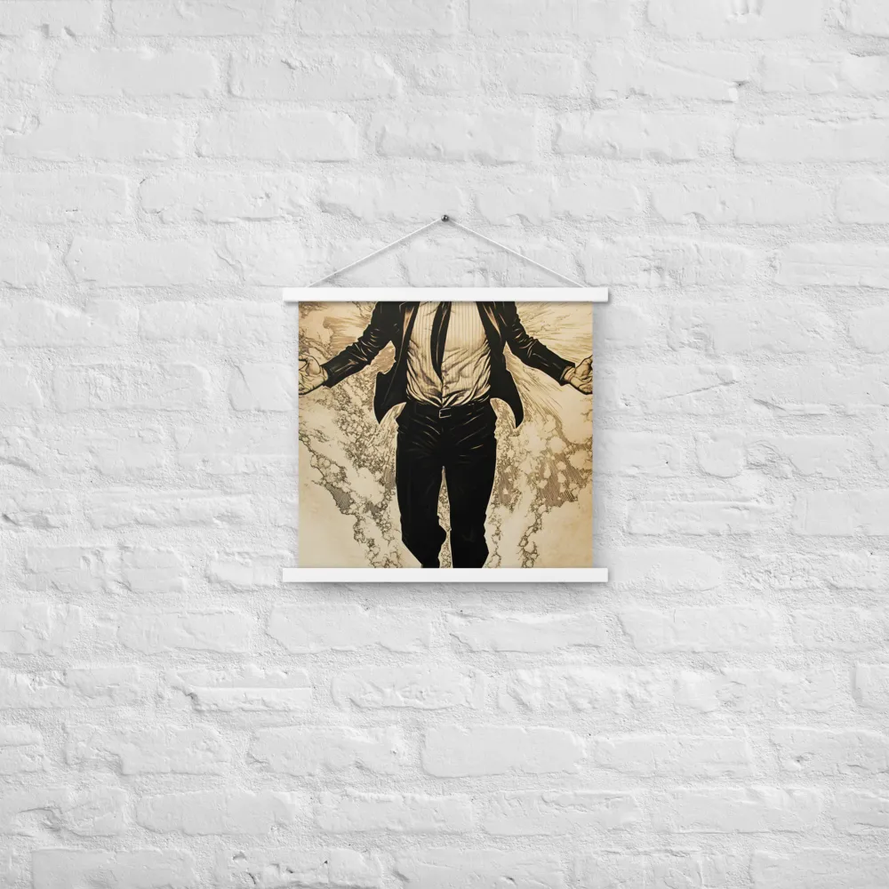 Ascendancy of the Spirit | Poster With White Wood Hanger | 18″×18″