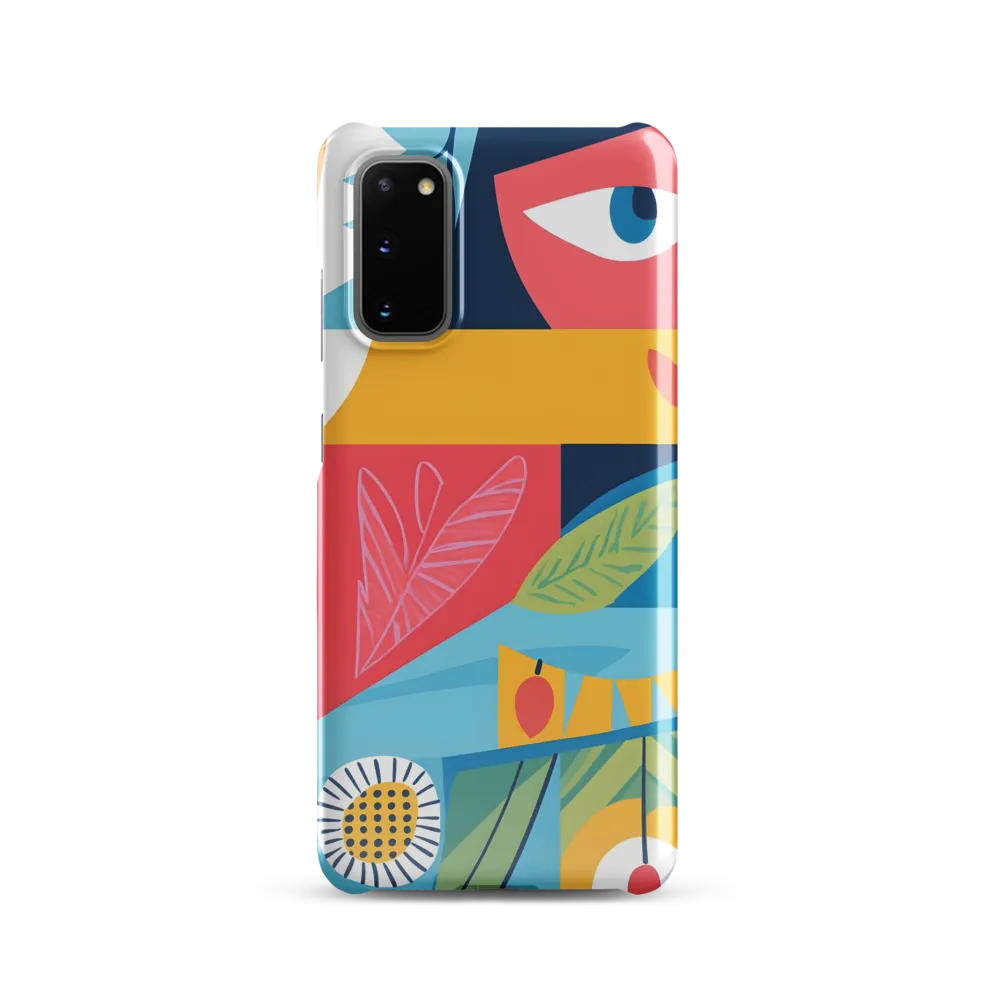Vibrant Geometric Visage