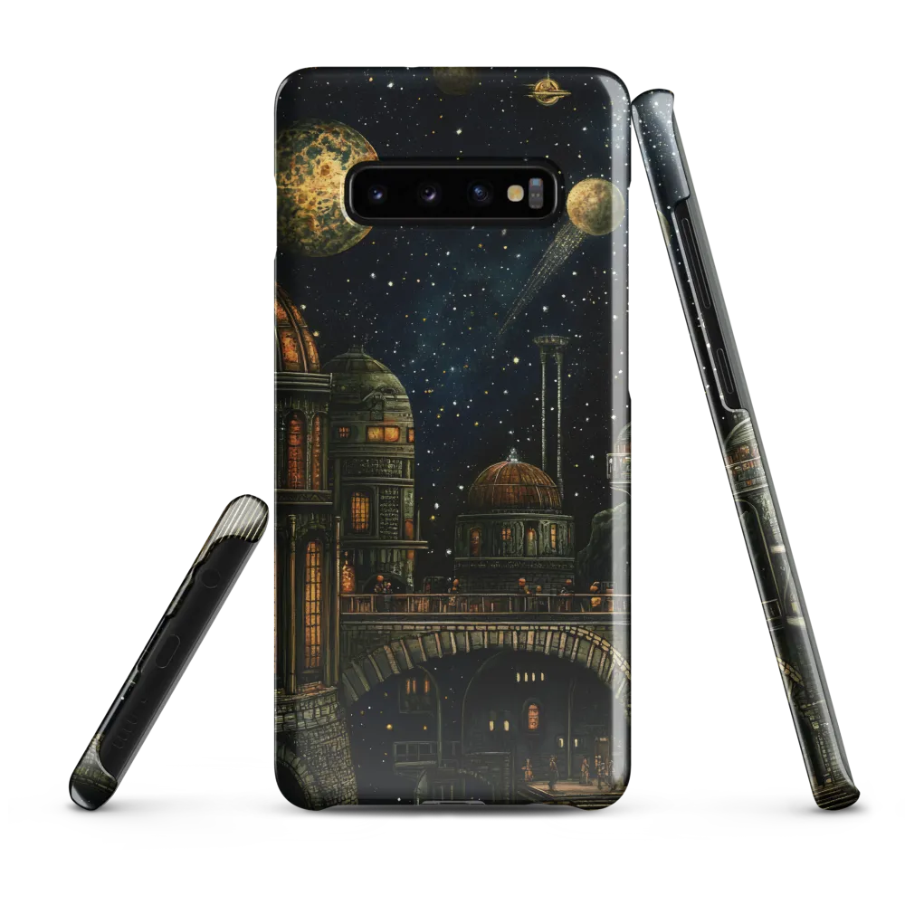 Celestial City: A Journey Through the Cosmos | Phone Case |  S10 Plus | Snap Case | Glossy