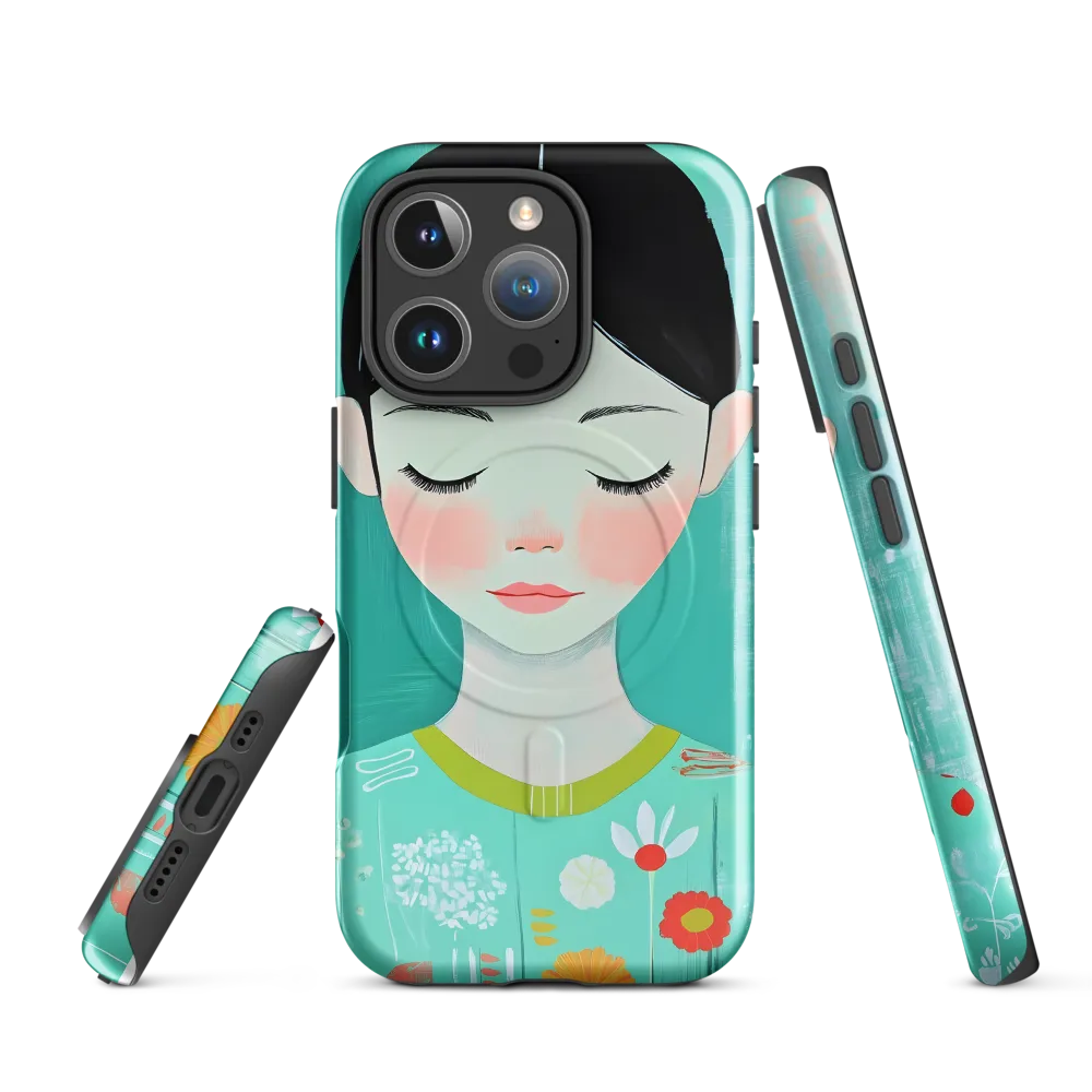 Tranquil Blossom | Phone Case |  16 Pro | MagSafe® Tough Case | Glossy