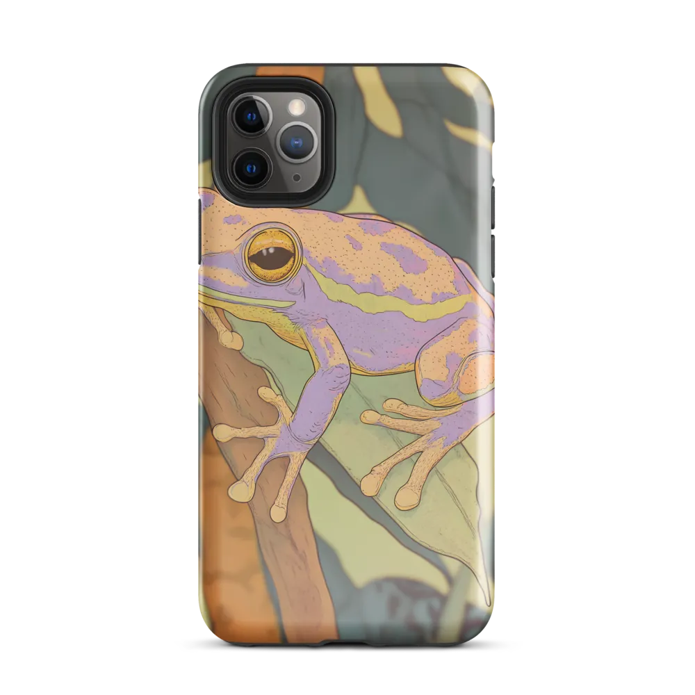 Elegance in Nature: The Vibrant Frog | Phone Case |  11 Pro Max | Tough Case | Glossy