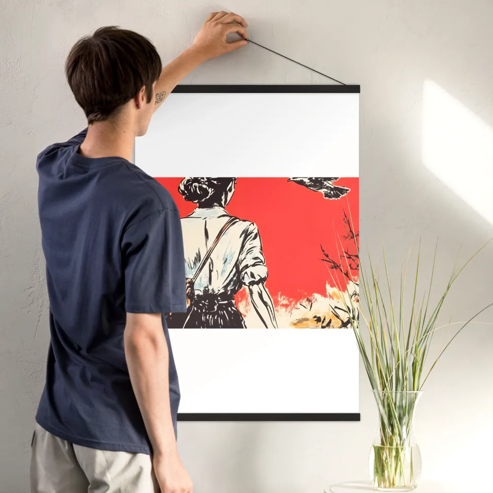 Journey Beyond the Horizon | Poster With Black Wood Hanger | 24″×36″