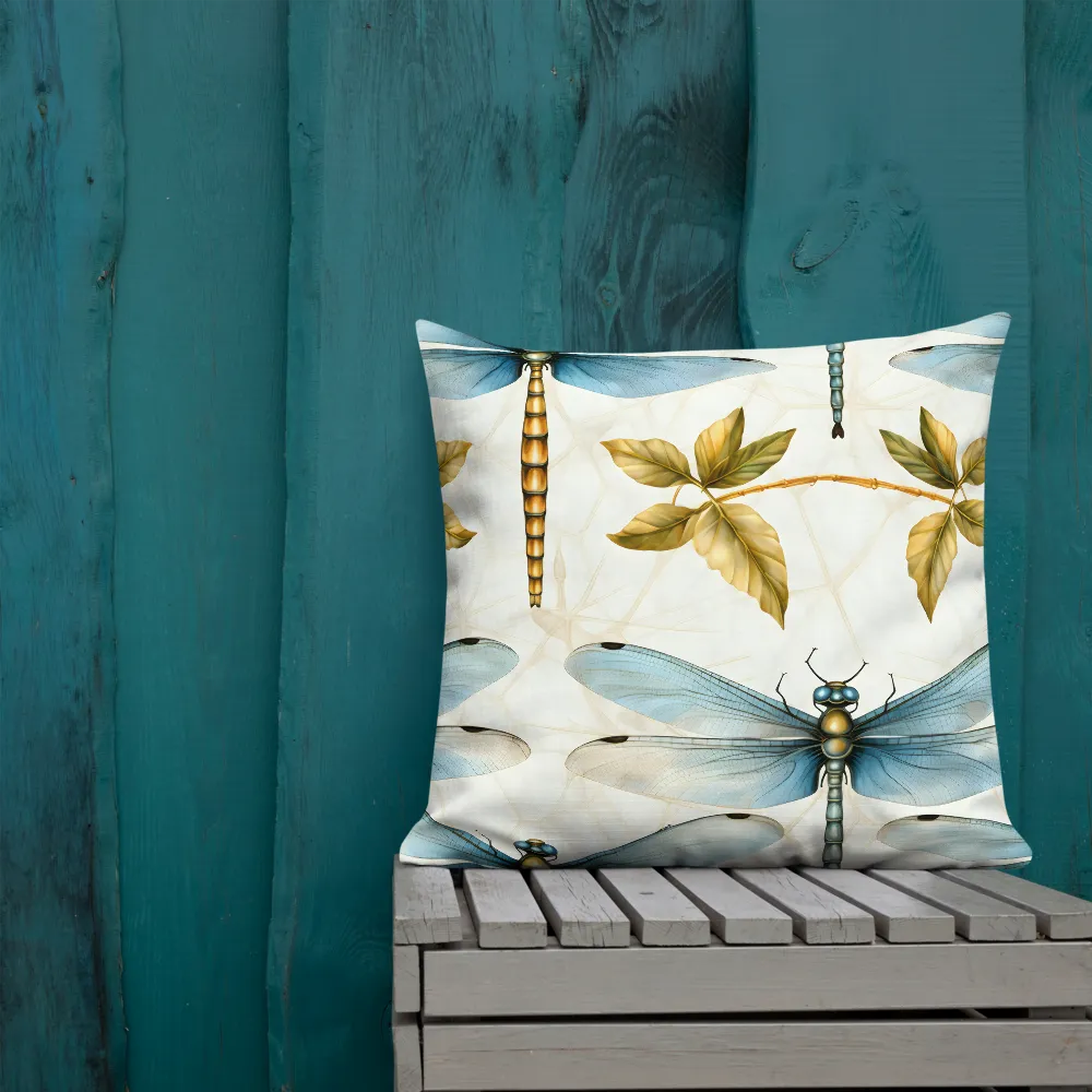 Ethereal Dance of Dragonflies | Pillow & Pillow Case | Multiple Sizes