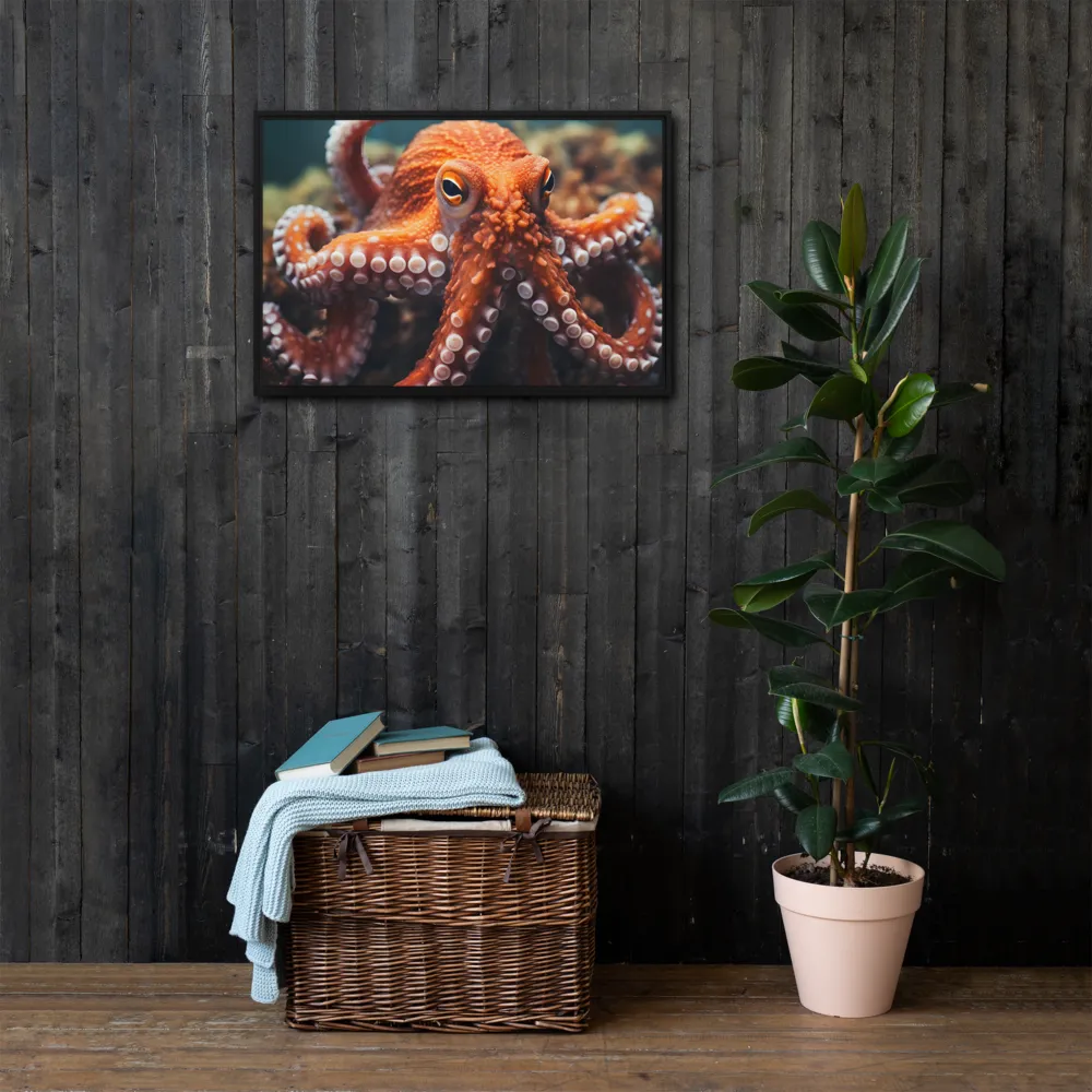 Curious Depths | Canvas with Black Frame | 20″×30″