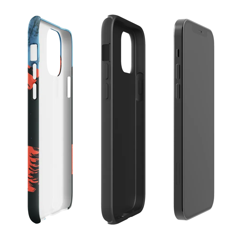 Serenity in Contrast | Phone Case |  12 | Tough Case | Glossy