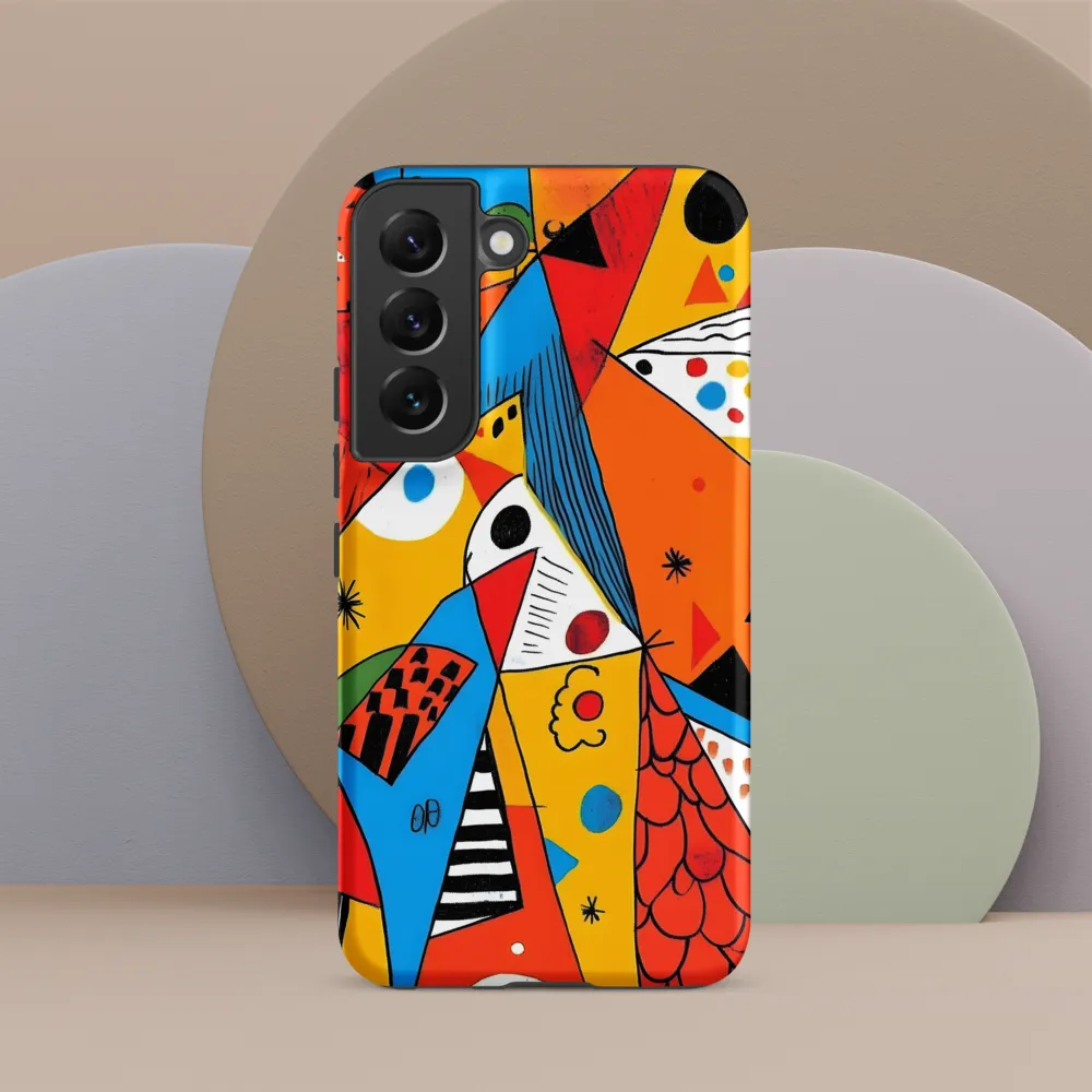 Geometric Playground: A Colorful Journey Through Abstract Landscapes