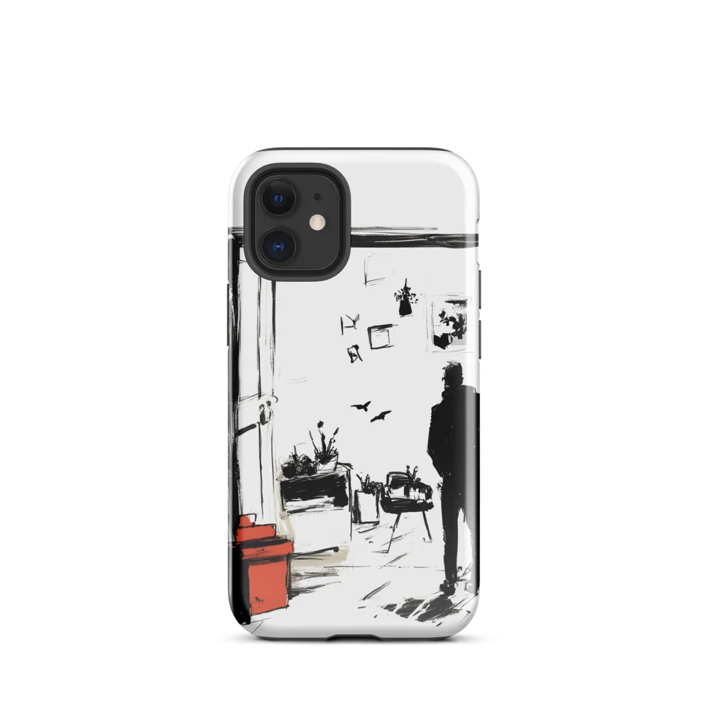 Through the Doorway of Solitude | Phone Case |  12 mini | Tough Case | Glossy