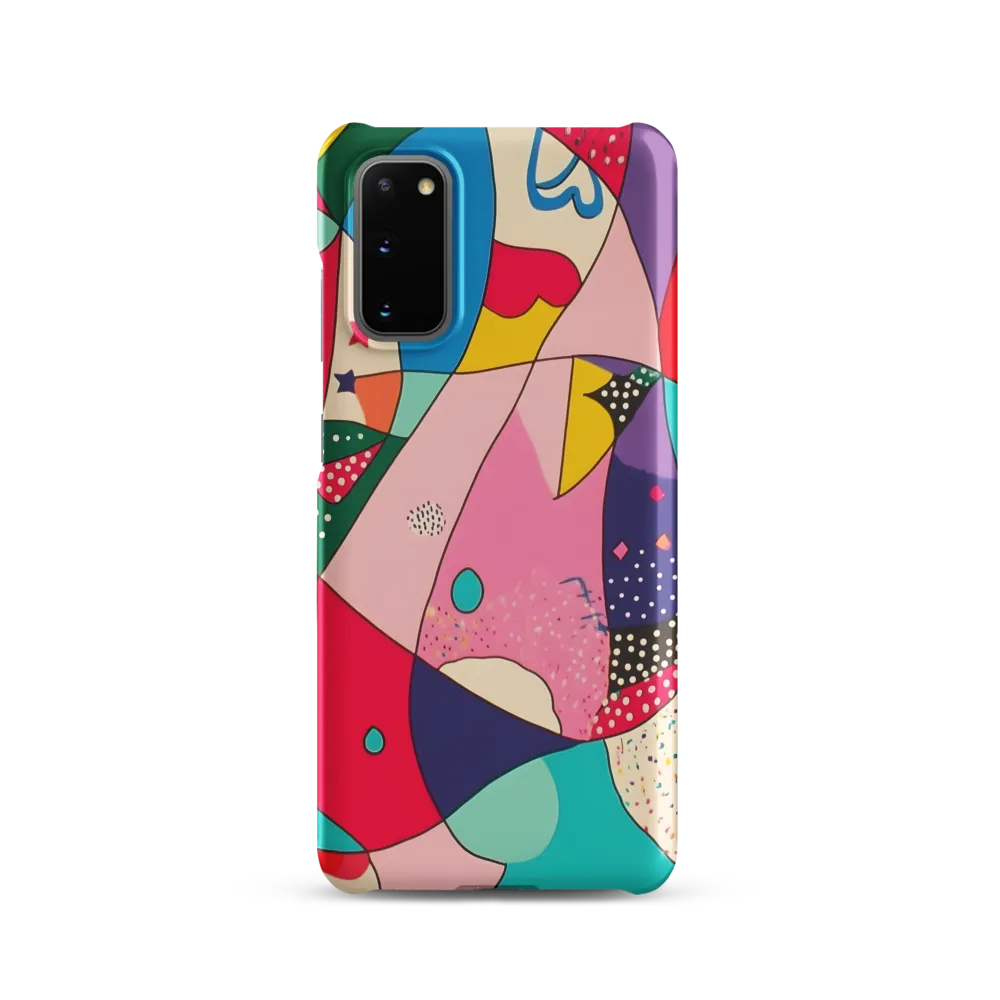 Playful Geometry in Color | Phone Case |  S20 | Snap Case | Matte