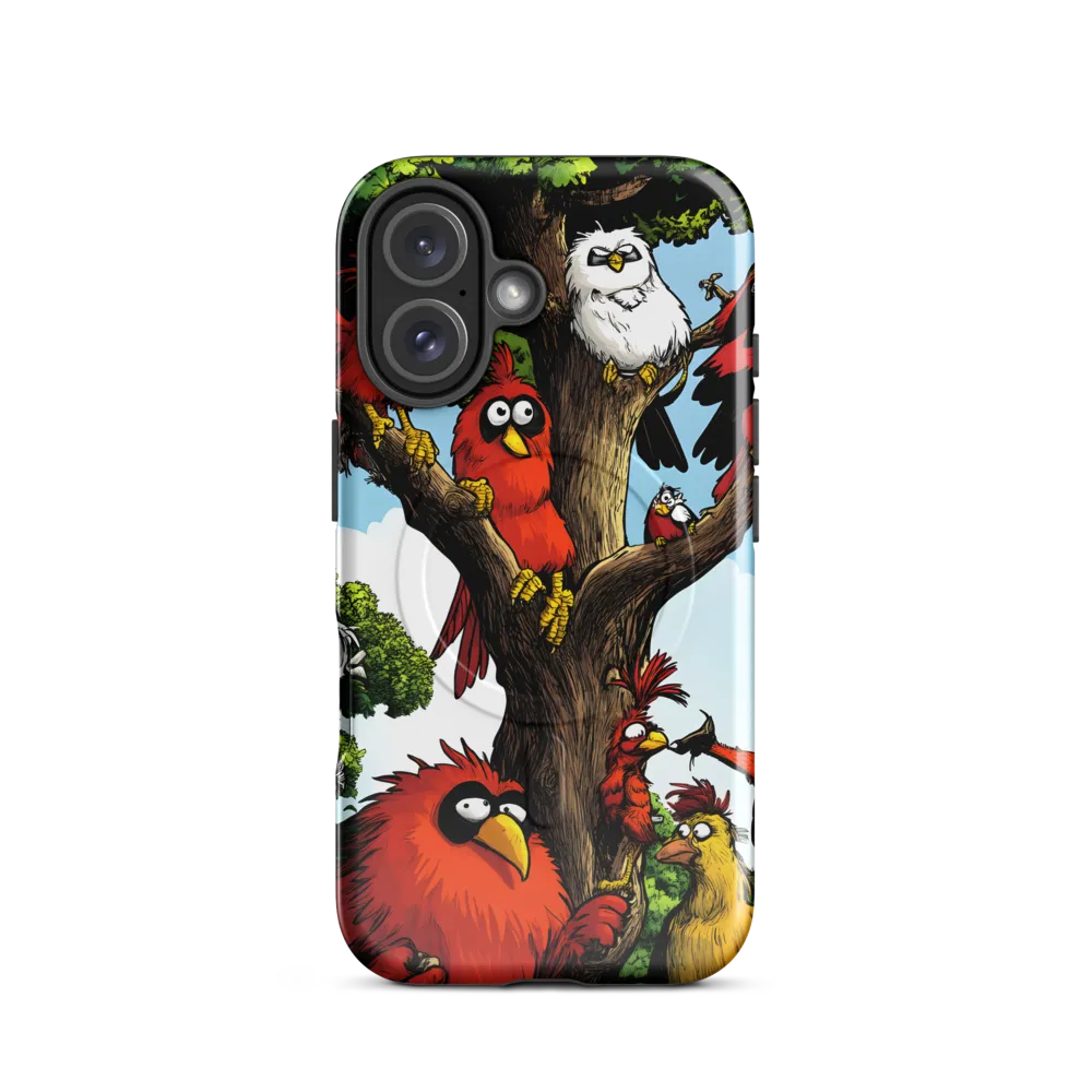 Whimsical Avian Gathering
