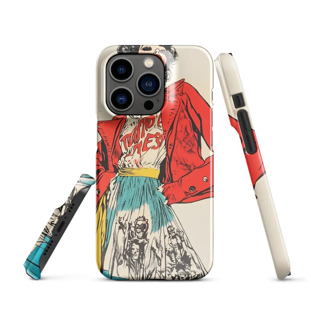 Vibrant Elegance: A Pop Art Fashion Statement
