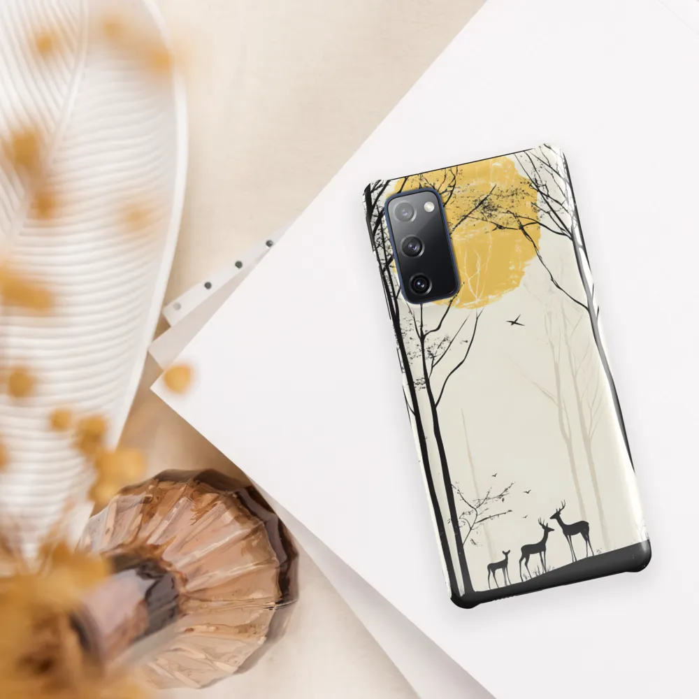 Silhouetted Serenity | Phone Case |  S20 FE | Snap Case | Glossy
