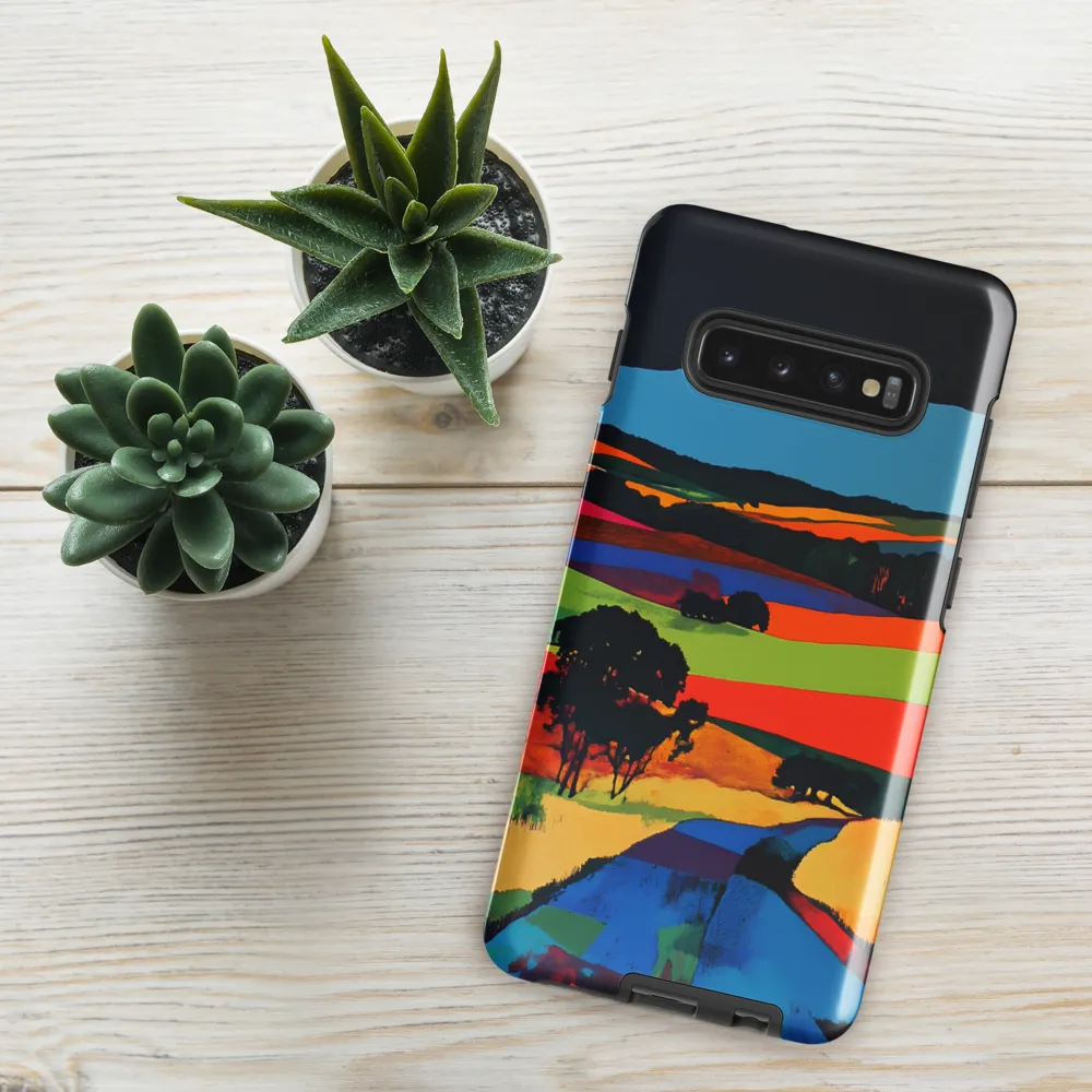 Vibrant Countryside | Phone Case |  S10 Plus | Tough Case | Glossy