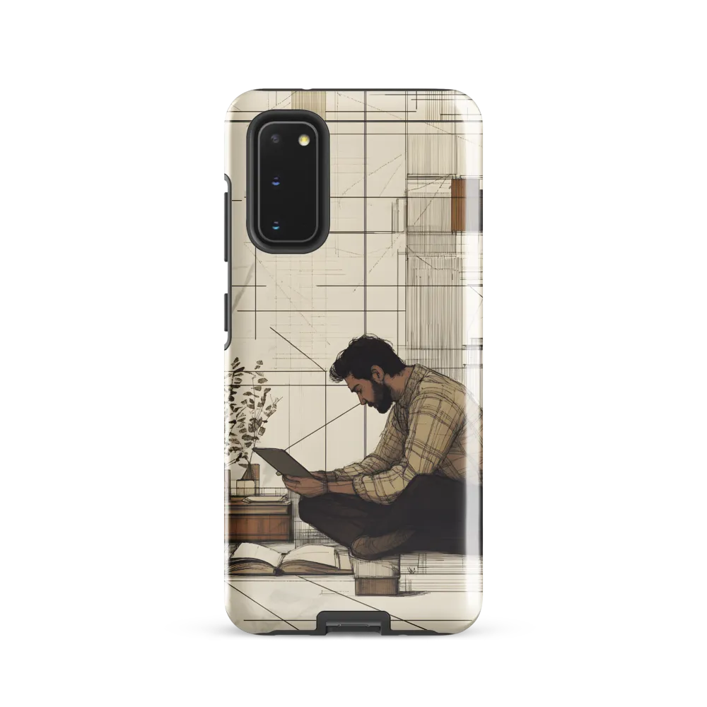 Quiet Reflections in Line | Phone Case |  S20 | Tough Case | Glossy