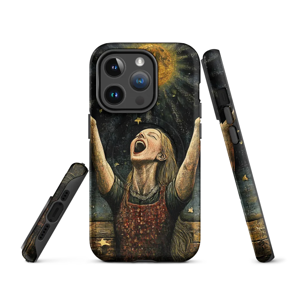 Reaching for the Moon | Phone Case |  14 Pro | MagSafe® Tough Case | Matte