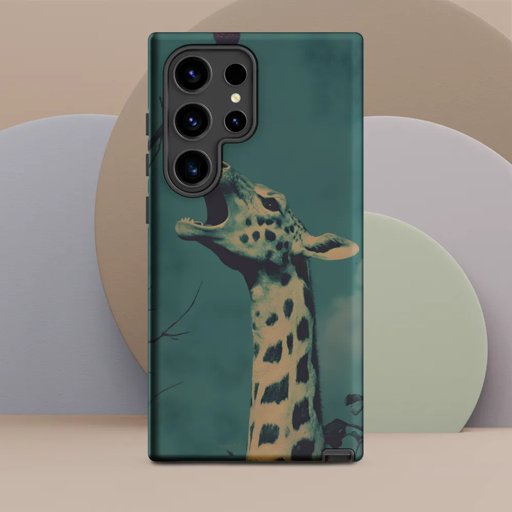 Whispers of the Tall: A Surreal Giraffe Encounter