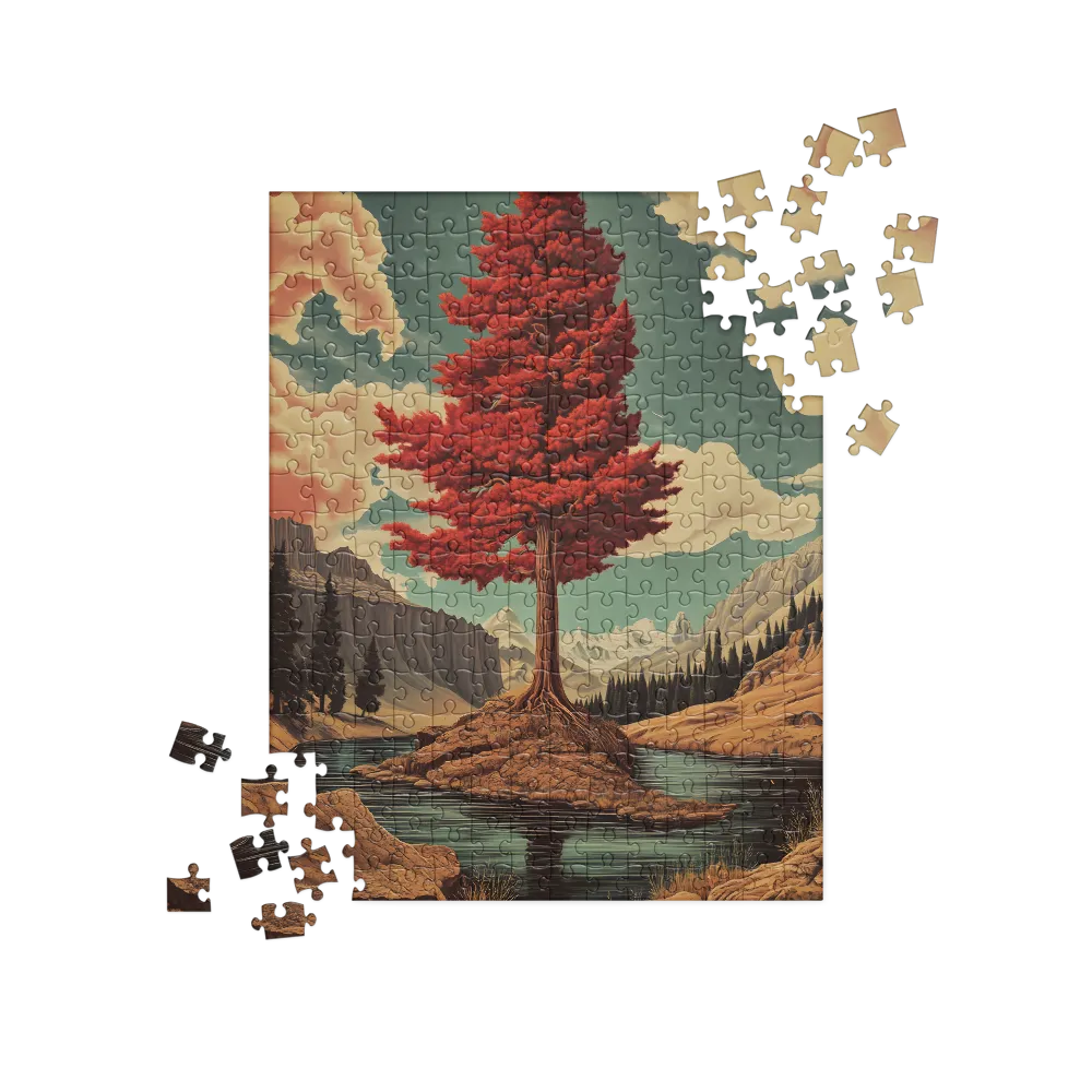 Majesty of the Solitary Tree | Jigsaw Puzzle | 252 pieces