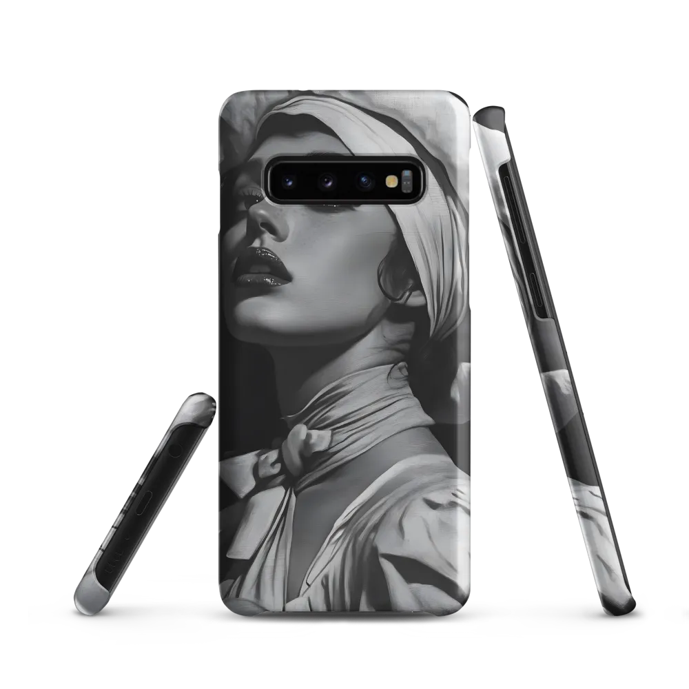Timeless Elegance: A Charcoal Portrait of Grace
