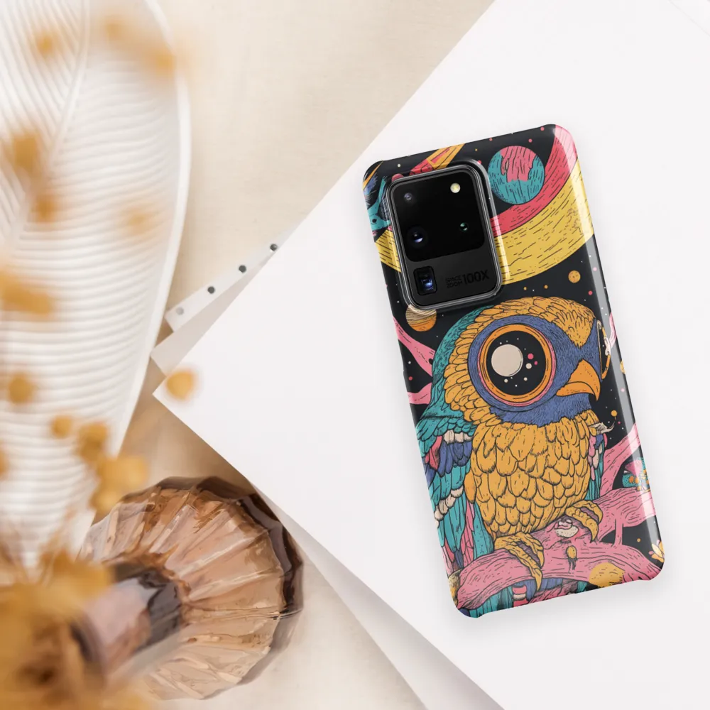 Whimsical Cosmic Owl | Phone Case |  S20 Ultra | Snap Case | Glossy