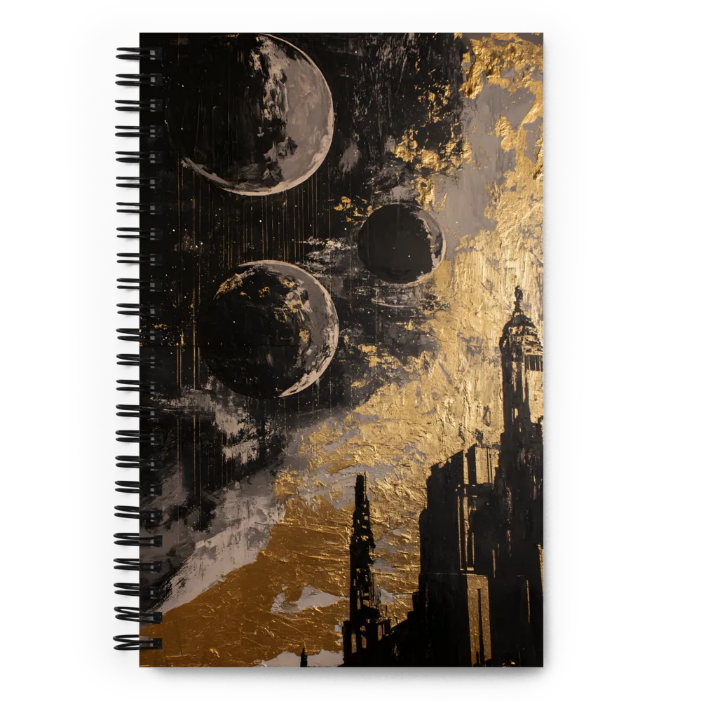 Celestial Cityscape | Spiral Notebook