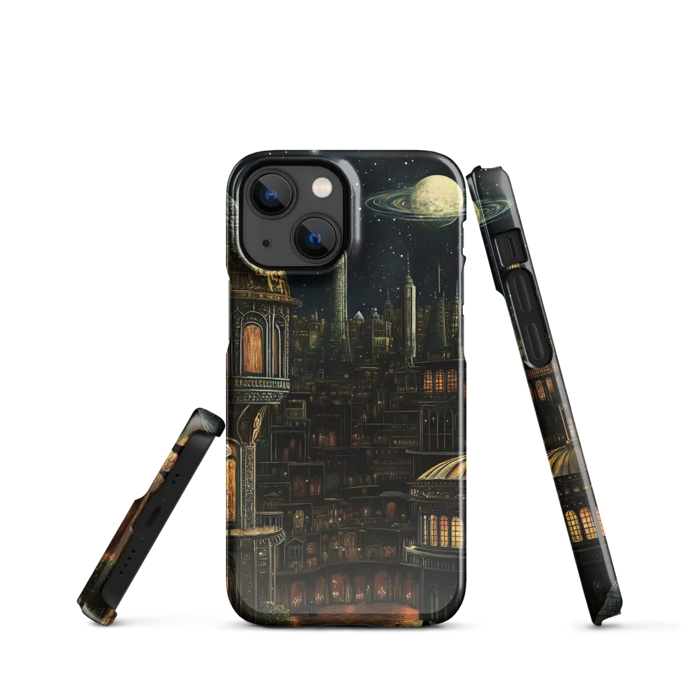 Celestial Enigma: A Surreal Cityscape