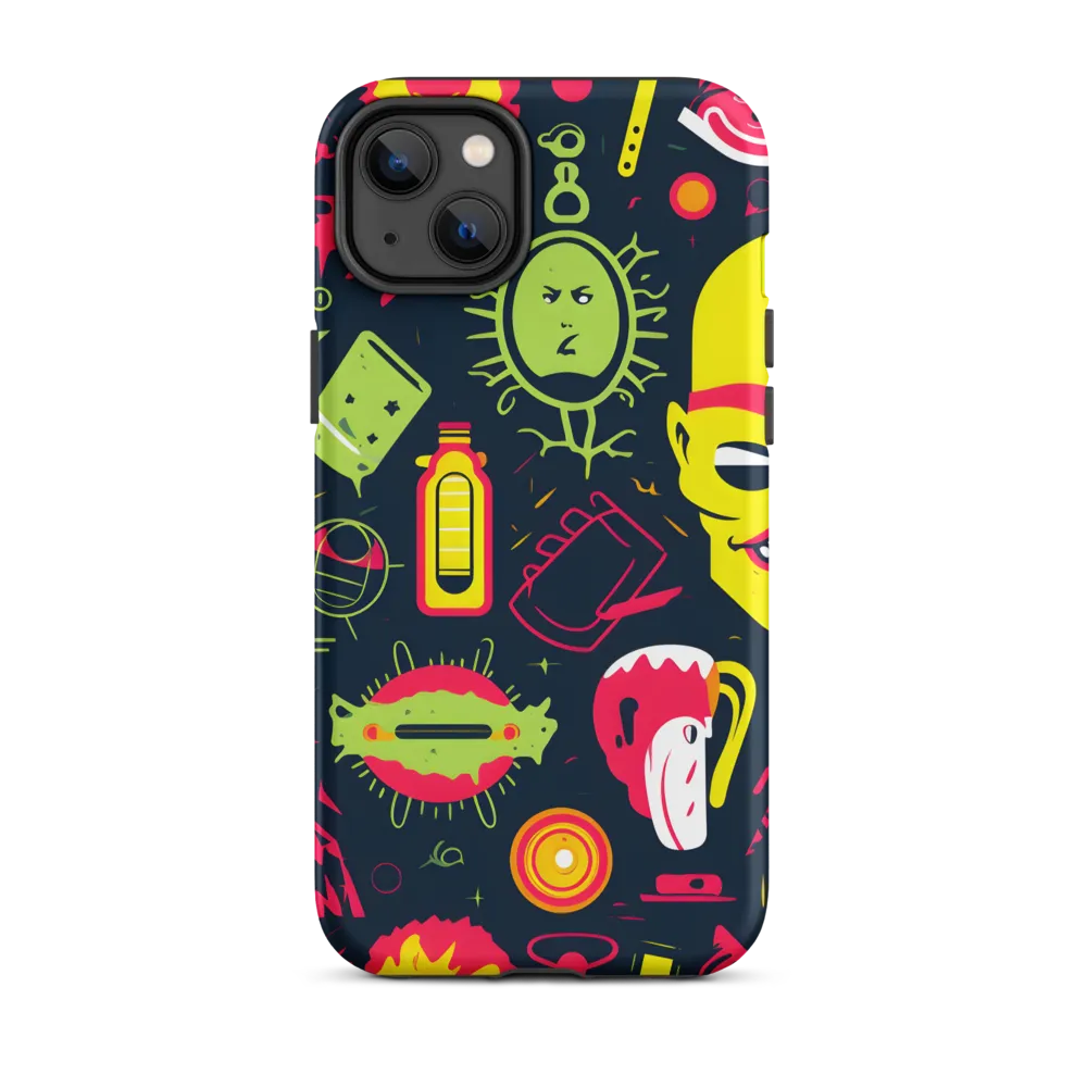 Neon Revelry: A Quirky Exploration of Modern Pop Art
