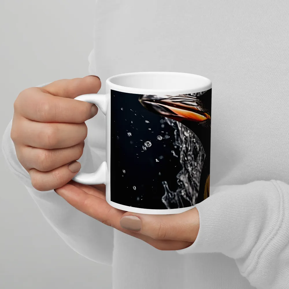 Emerging Majesty: The Penguin in Motion | Mug with White inside | 11 oz