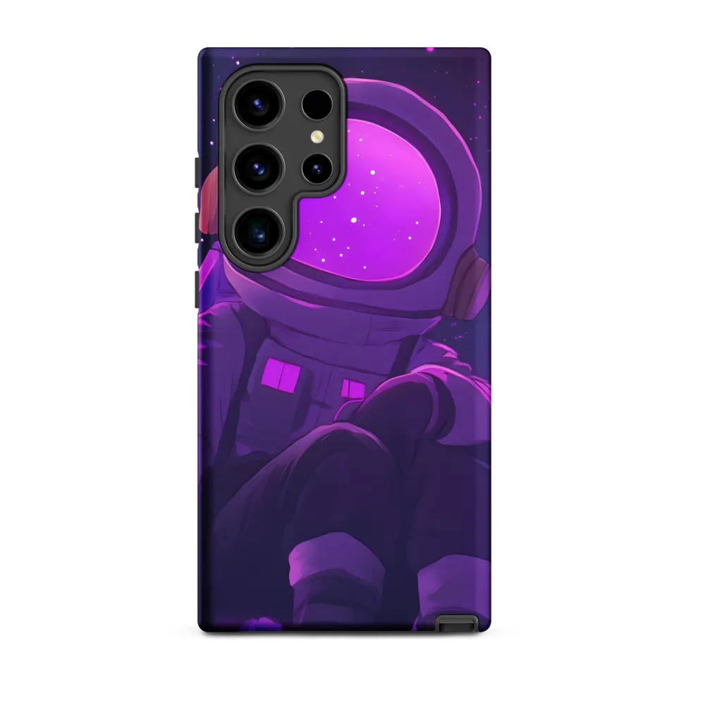 Contemplation in Cosmic Dreams | Phone Case |  S24 Ultra | Tough Case | Matte