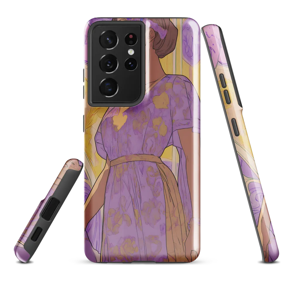 Elegance in Floral Harmony | Phone Case |  S21 Ultra | Tough Case | Glossy