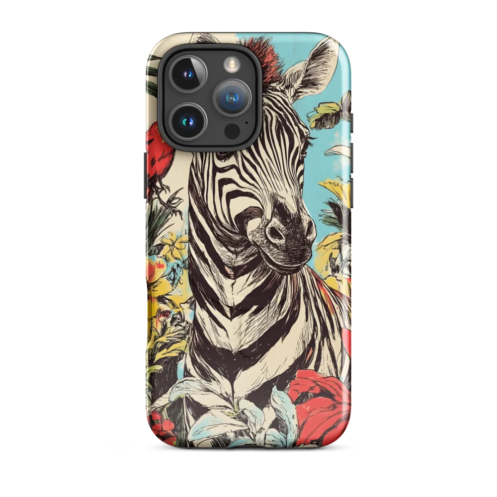 Zebra in Tropical Reverie
