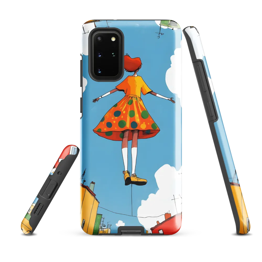 Floating Dreams in a Colorful Sky