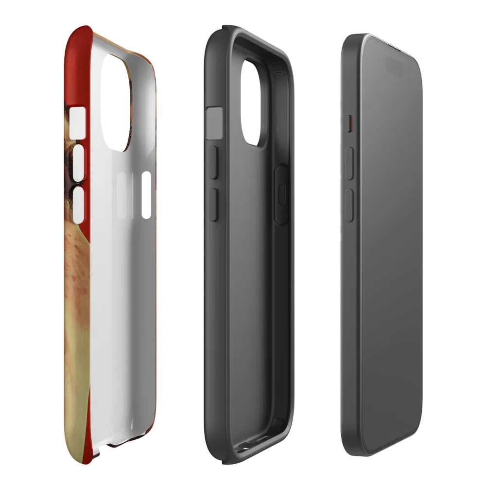 Red Intensity: A Portrait of Elegance