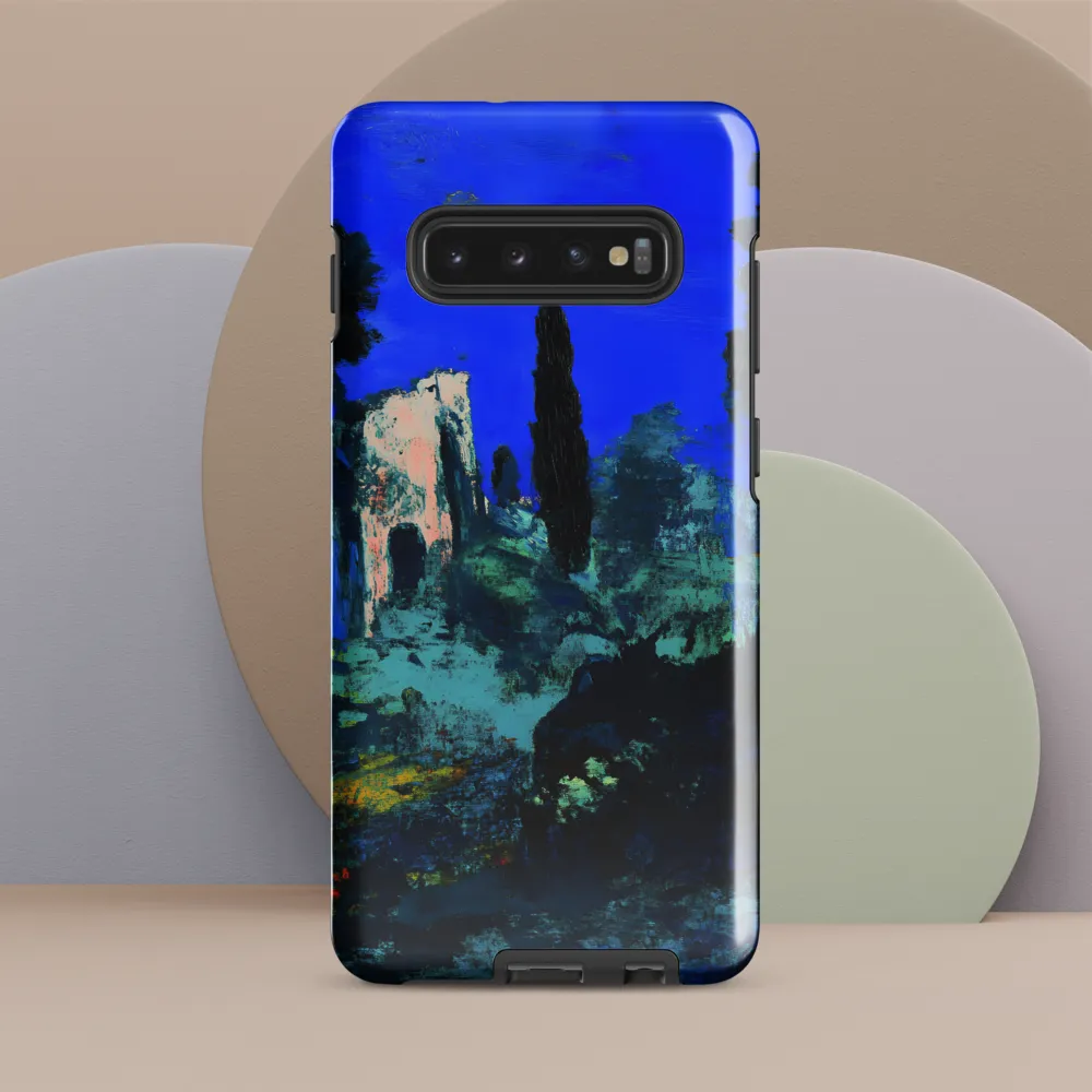 Moonlit Ruins: An Impression of Tranquility | Phone Case |  S10 Plus | Tough Case | Glossy