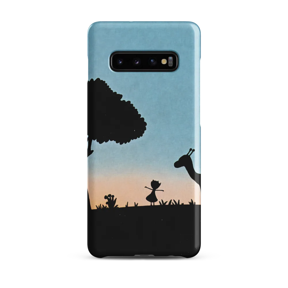 Curiosity in the Silhouette | Phone Case |  S10 Plus | Snap Case | Matte