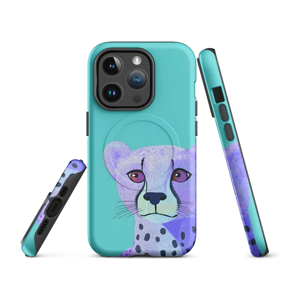 Curious Cheetah | Phone Case |  14 Pro | MagSafe® Tough Case | Matte