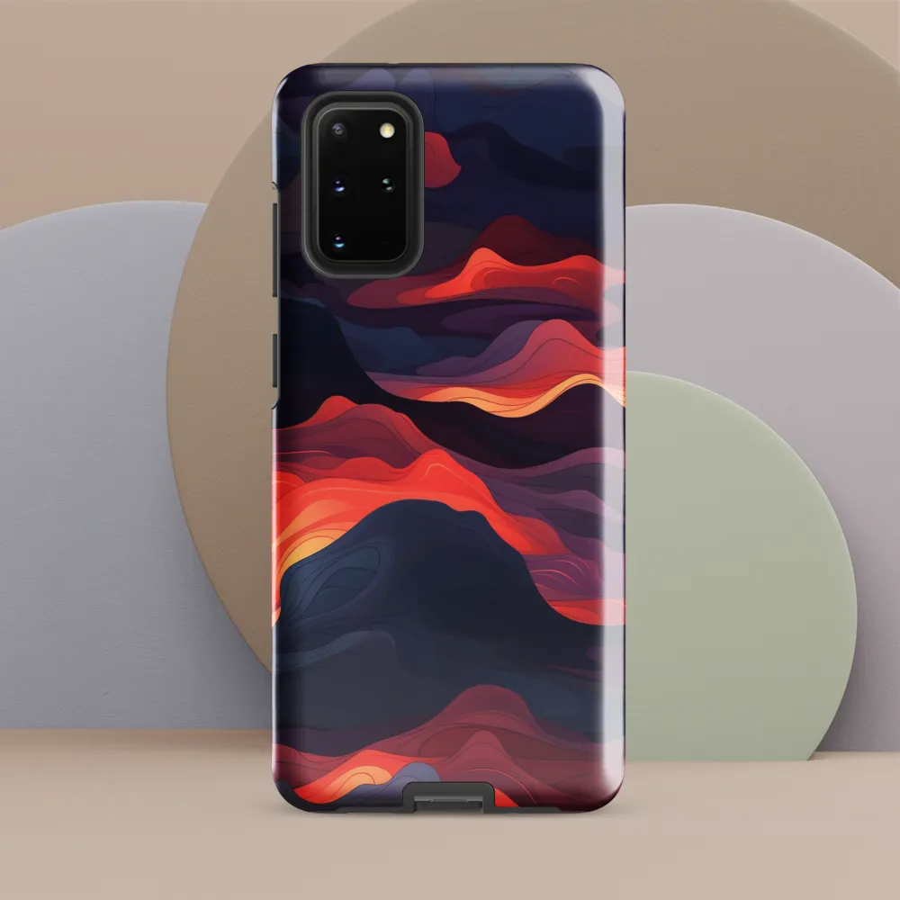 Ethereal Waves of Color | Phone Case |  S20 Plus | Tough Case | Glossy