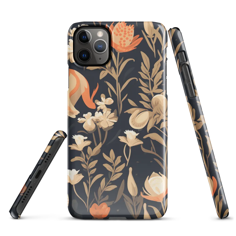 Floral Harmony: A Dance in the Dark | Phone Case |  11 Pro Max | Snap Case | Glossy