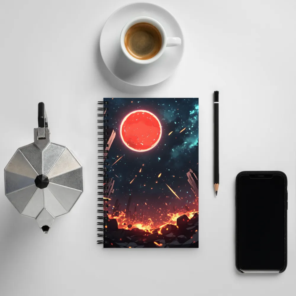 Eclipse of Destruction | Spiral Notebook