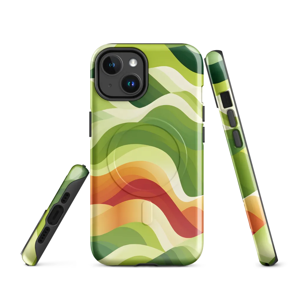 Waves of Nature | Phone Case |  14 | MagSafe® Tough Case | Glossy