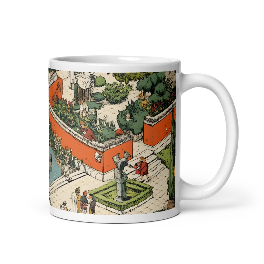 Harmony in the Garden | Mug with White inside | 11 oz