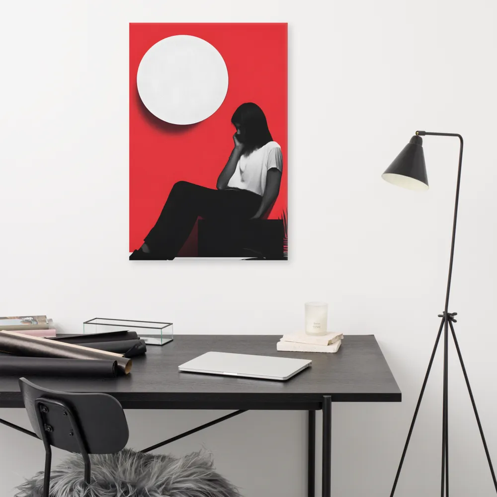 Contemplation in Red