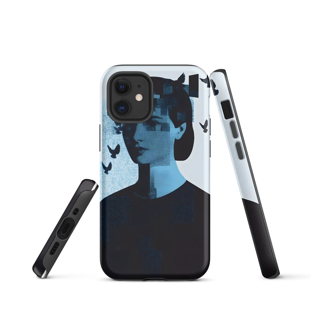 Fragmented Reflections | Phone Case |  12 mini | Tough Case | Matte