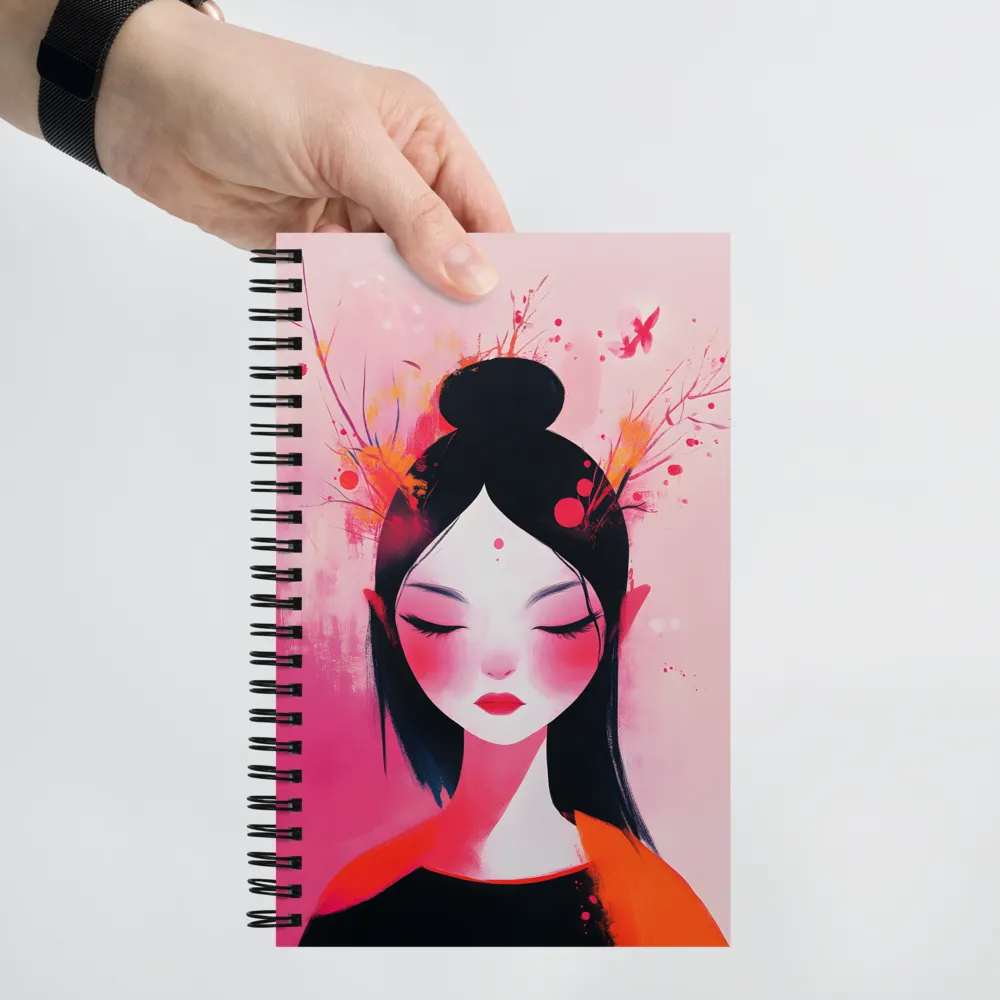 Serenity in Pink | Spiral Notebook