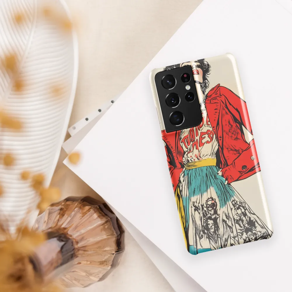 Vibrant Elegance: A Pop Art Fashion Statement