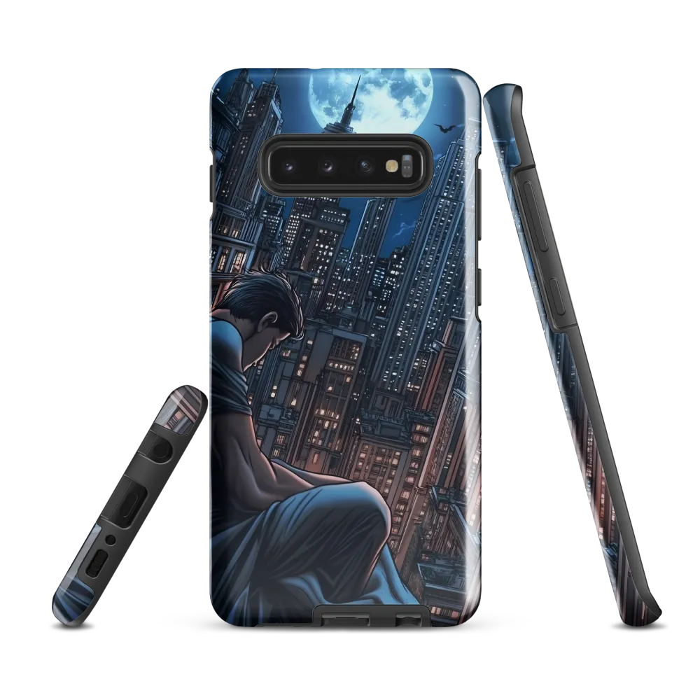 Reflections of a City Under the Moon | Phone Case |  S10 Plus | Tough Case | Glossy