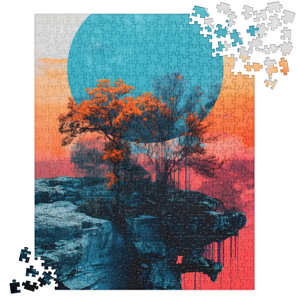 Ethereal Landscapes: A Dance of Color and Form | Jigsaw Puzzle | 520 pieces