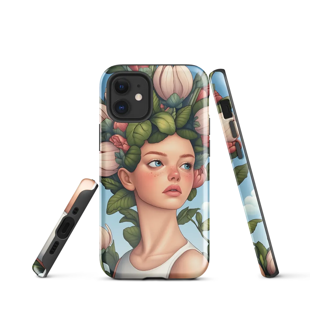 Whispers of Serenity | Phone Case |  12 mini | Tough Case | Glossy