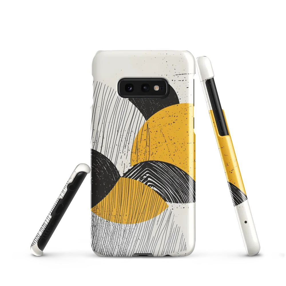 Dynamic Harmony in Black and Yellow