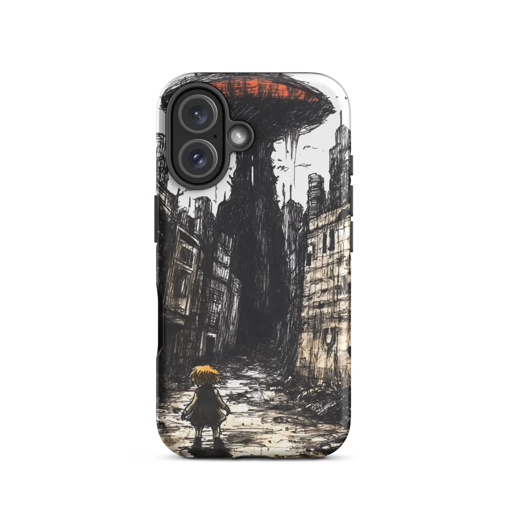 The Descent into Shadows | Phone Case