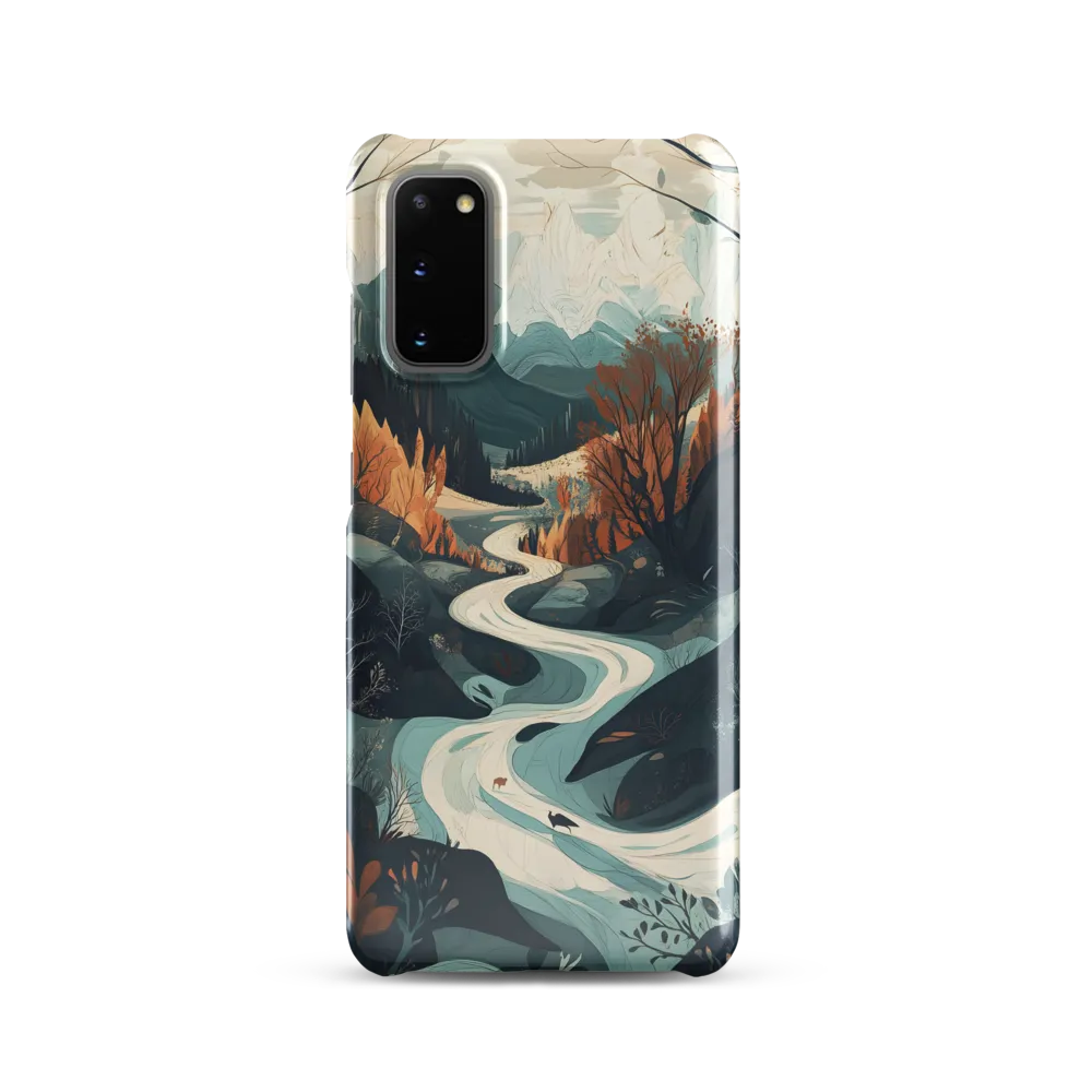 Winding Serenity: A Digital Landscape